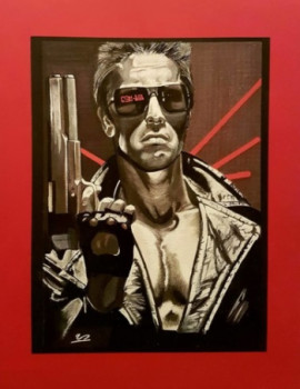 Contemporary work named « Terminator », Created by MICHEL UDERSO