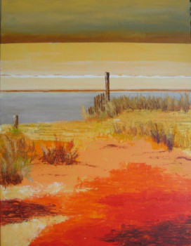 Named contemporary work « sur la dune », Made by MACE