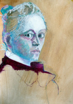 Contemporary work named « Hélène  Schjerfbeck », Created by ROSEMAY
