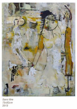 Named contemporary work « Technique mixte 3614 », Made by BéATRICE D