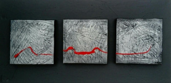 Named contemporary work « METALIK ARGENT », Made by MIREILLE MAURY