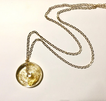 Named contemporary work « Galaxie (pendentif) », Made by ADRIENNE JALBERT