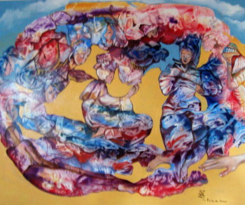 Contemporary work named « La fuite du temps », Created by VASA