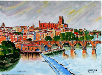 Named contemporary work « Albi », Made by ROGER J.