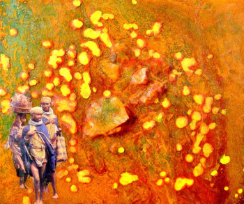Named contemporary work « Captivant _ Captivating », Made by ENZ ELDEN