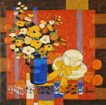 Named contemporary work « Nature morte musicale », Made by FRANçOIS BADER