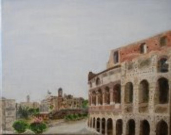 Named contemporary work « Rome, le Colisée. », Made by FRANCIS MICHOT