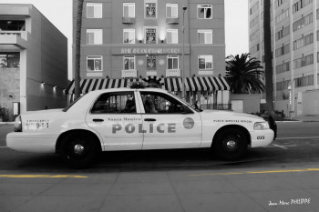 Contemporary work named « SANTA MONICA POLICE », Created by JEAN-MARC PHILIPPE