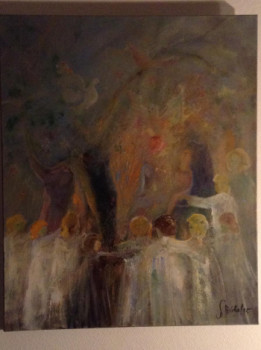 Named contemporary work « L'arbre de vie (2nd prix Festipaix) », Made by NATHALIE BRéHAL