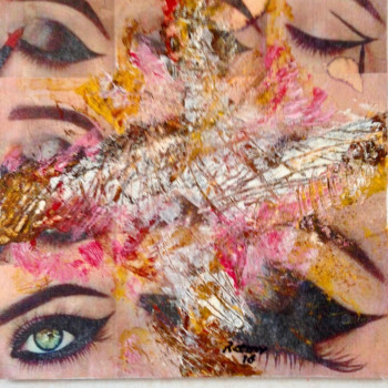 Named contemporary work « des yeux », Made by ROEMY