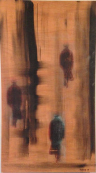 Named contemporary work « migration », Made by ROEMY