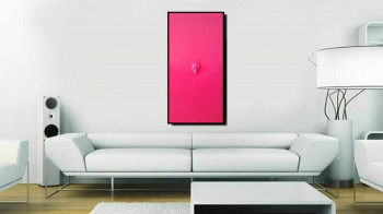 Named contemporary work « Karma pink  », Made by BENJAMIN ISSNER