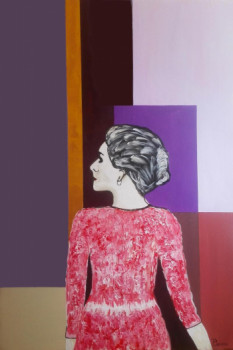 Named contemporary work « Lady in Pink », Made by PATRICK JOOSTEN