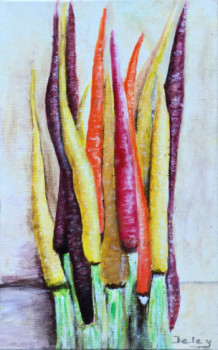 Named contemporary work « Carottes multicolores », Made by PATRICIA DELEY