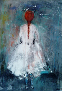 Contemporary work named « PETITE ROUSSE », Created by MIREILLE MAURY