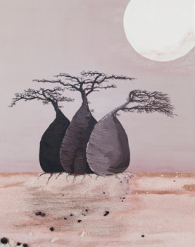 Named contemporary work « Baobabs - Trois amis », Made by MILEG