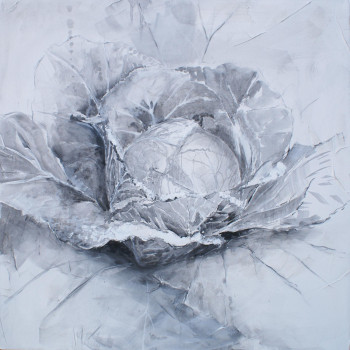 Named contemporary work « glace », Made by PASCALE LOUIS