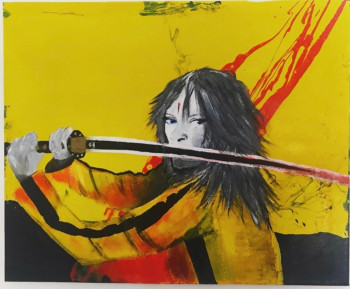 Named contemporary work « kill Bill  », Made by MELICOLOR