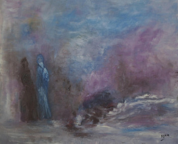 Named contemporary work « Fatma », Made by KYNA DE SCHOUëL