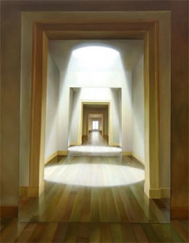 Contemporary work named « the illusory dream of a mirror », Created by HOMERO AGUILAR