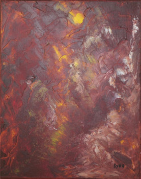 Named contemporary work « Le génie de la lampe », Made by KYNA DE SCHOUëL