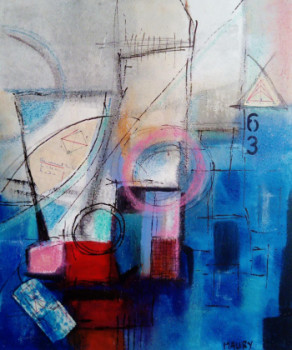 Named contemporary work « ANNEE 63 », Made by MIREILLE MAURY