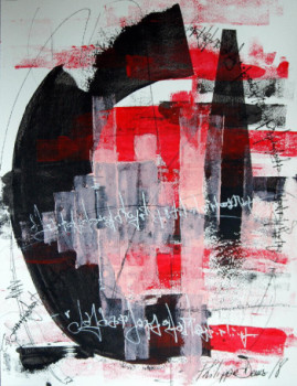 Named contemporary work « Peinture acrylique 3802 », Made by PHILIPPE DENIS