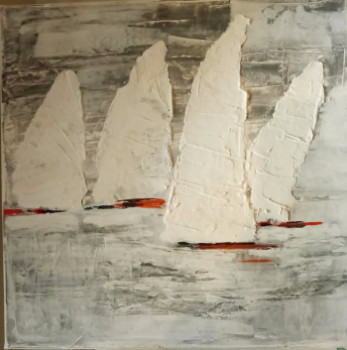 Named contemporary work « Les Voiles », Made by ISABELLA VIRGILIO