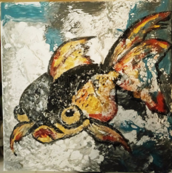 Named contemporary work « Bébé poisson », Made by ISABELLA VIRGILIO