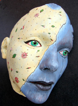 Named contemporary work « les larmes bleu », Made by ZILINSKI