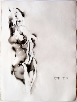 Named contemporary work « A standing nude », Made by ALFRED FREDDY KRUPA