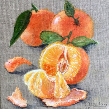 Named contemporary work « Les mandarines », Made by PATRICIA DELEY
