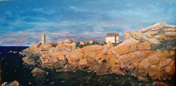 Named contemporary work « Ploumanach à marée basse », Made by SAVIG