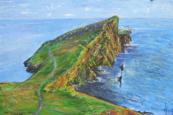 Named contemporary work « L'île de Skye, Ecosse », Made by NADIA VIGUIER