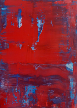 Named contemporary work « Rouge », Made by PATRICK JOOSTEN