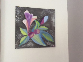 Named contemporary work « Bouquet de fleurs 1 », Made by JOUANNET.M