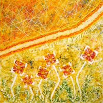 Named contemporary work « FLEURS MEXICAINES », Made by FROMENT