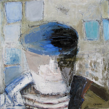 Named contemporary work « Le vieux breton », Made by CARINE DEWAVRIN