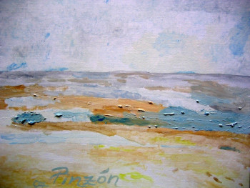 Named contemporary work « View from Royan. », Made by LUIS PINZON