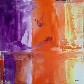 Named contemporary work « Purple dream », Made by PATRICK JOOSTEN