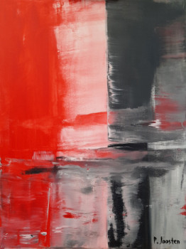 Named contemporary work « Le rouge et le Noir », Made by PATRICK JOOSTEN
