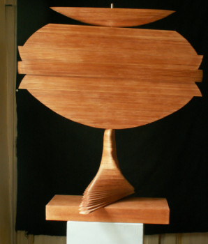 Contemporary work named « Grand Ovoïd arbre.  Sculpture modulable  598 . », Created by JEAN PAUL BOYER