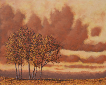 Named contemporary work « Chanson d'automne », Made by BRUNO LEMASSON