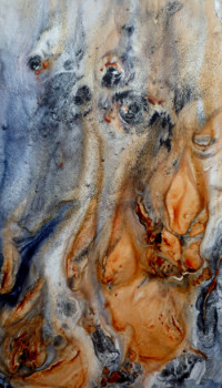 Contemporary work named « magma », Created by MARIEF