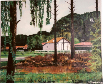 Named contemporary work « Landes », Made by ANDRé FEODOROFF