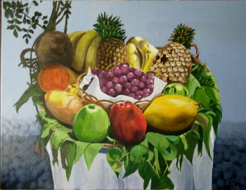 Named contemporary work « Tunisie.Nature morte », Made by ANDRé FEODOROFF