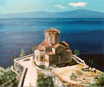 Named contemporary work « Ohrid », Made by ANDRé FEODOROFF