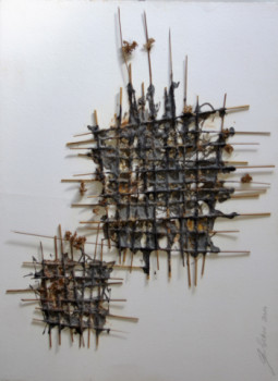 Contemporary work named « Cage », Created by CHRISTIAN GAUFRETEAU