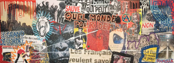 Named contemporary work « Quel monde pour demain? », Made by PK