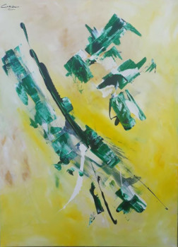 Named contemporary work « 'La Symphonie Jaune'  », Made by AMINE CADI